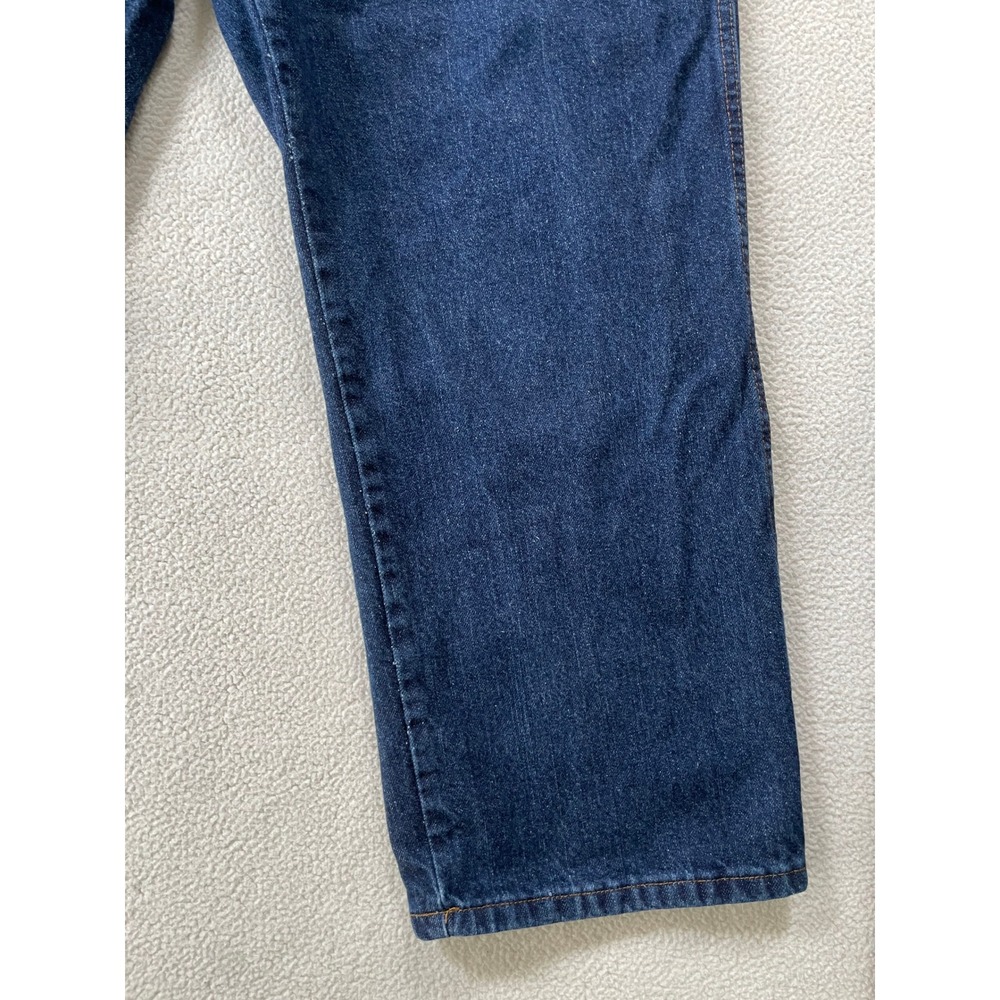 Dickies Mens 42x30 Relaxed Straight Workwear Jeans Dark Wash Blue 43686 Utility - Picture 11 of 15